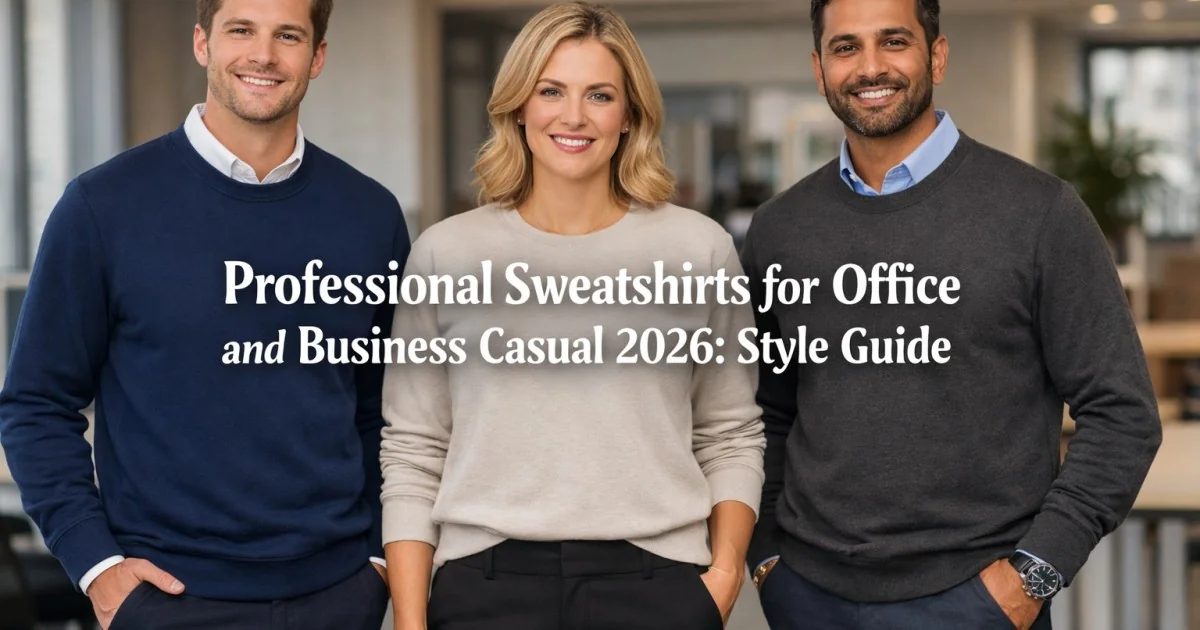 best sweatshirts for the office and business casual
