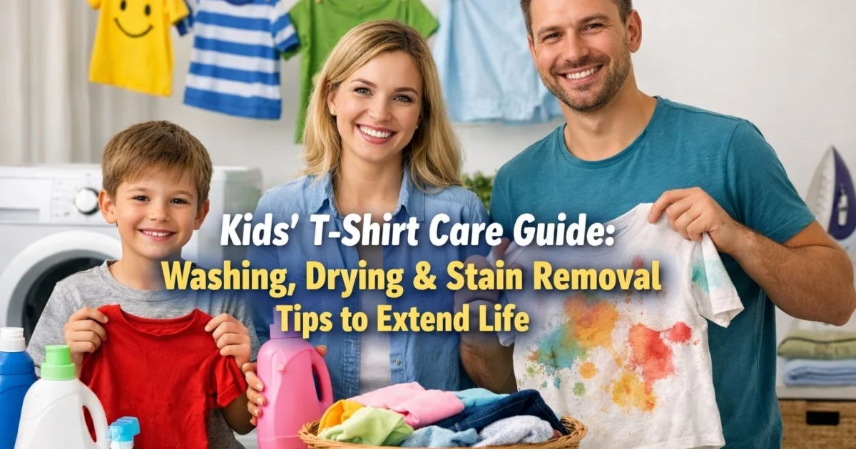 how to care for kids' t-shirts to last through playtime