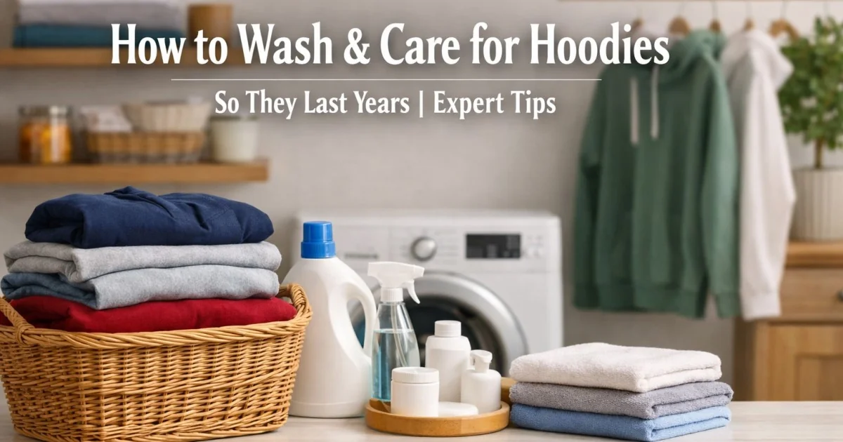how to care for your hoodies to keep them looking new