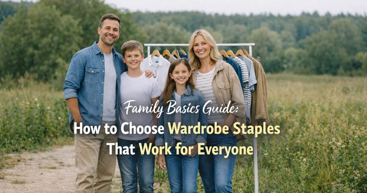 how to choose basics that work for the whole family
