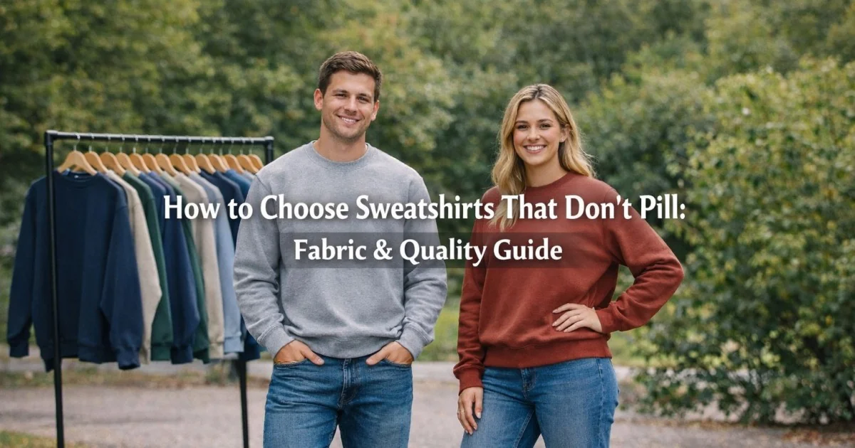 how to choose sweatshirts that don't pill