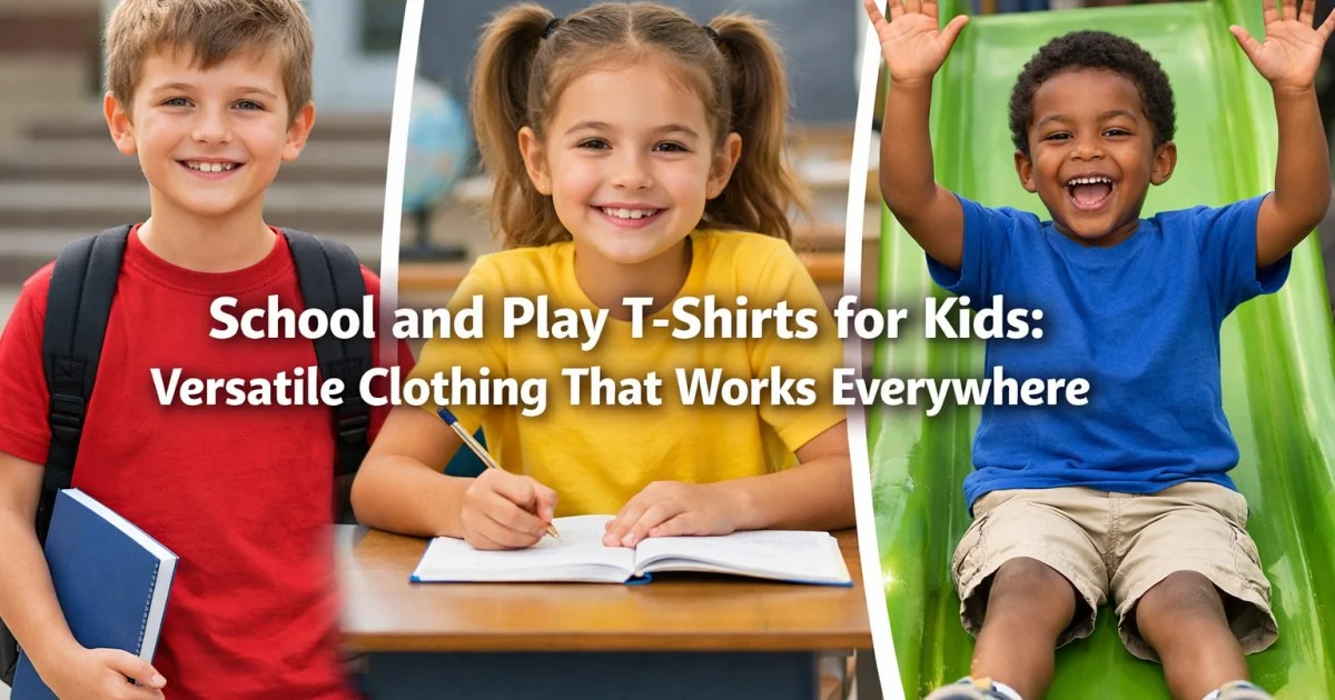 how to choose t-shirts that work for school and play
