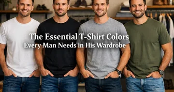best basic t-shirt colors every man should own