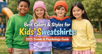 best colors and styles for children's sweatshirts