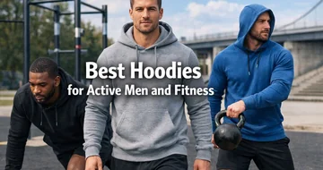 best hoodies for active men and fitness