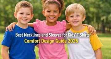 best necklines and sleeves for kids' comfort