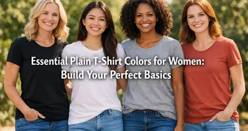 Best Plain T-Shirt Colors Every Woman Needs