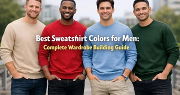best sweatshirt colors for building a men's wardrobe