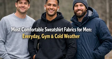 best sweatshirt fabrics for men's comfort