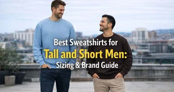 Best Sweatshirts for Tall and Short Men