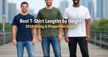 best t-shirt lengths for different heights