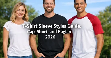 best t-shirt sleeves: cap, short, and raglan styles