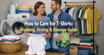 how to care for t-shirts to keep them looking fresh