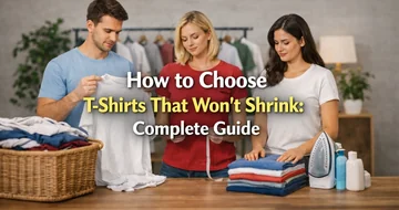 How to Choose T-Shirts That Won't Shrink