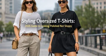 how to style oversized t-shirts without looking sloppy