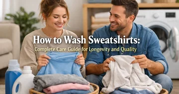 how to wash and care for sweatshirts properly