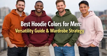 the best hoodie colors for men's wardrobes