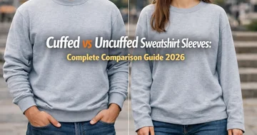 the best sweatshirt sleeves: cuffed vs uncuffed