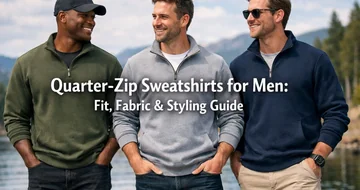 the complete guide to quarter-zip sweatshirts