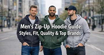 the complete guide to zip-up hoodies for men