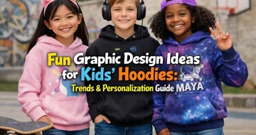 the guide to fun graphic designs for kids' hoodies