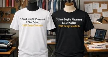 the guide to graphic t-shirts: placement and design size