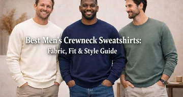 the ultimate guide to crewneck sweatshirts for men