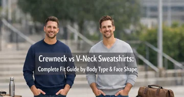 the ultimate guide to crewneck vs v-neck sweatshirts
