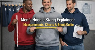 the ultimate guide to hoodie sizing for men