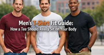 the ultimate guide to t-shirt fitting for men