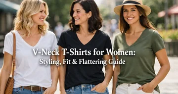 the ultimate guide to v-neck t-shirts for women