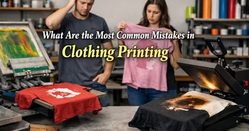 what are the most common mistakes in clothing printing