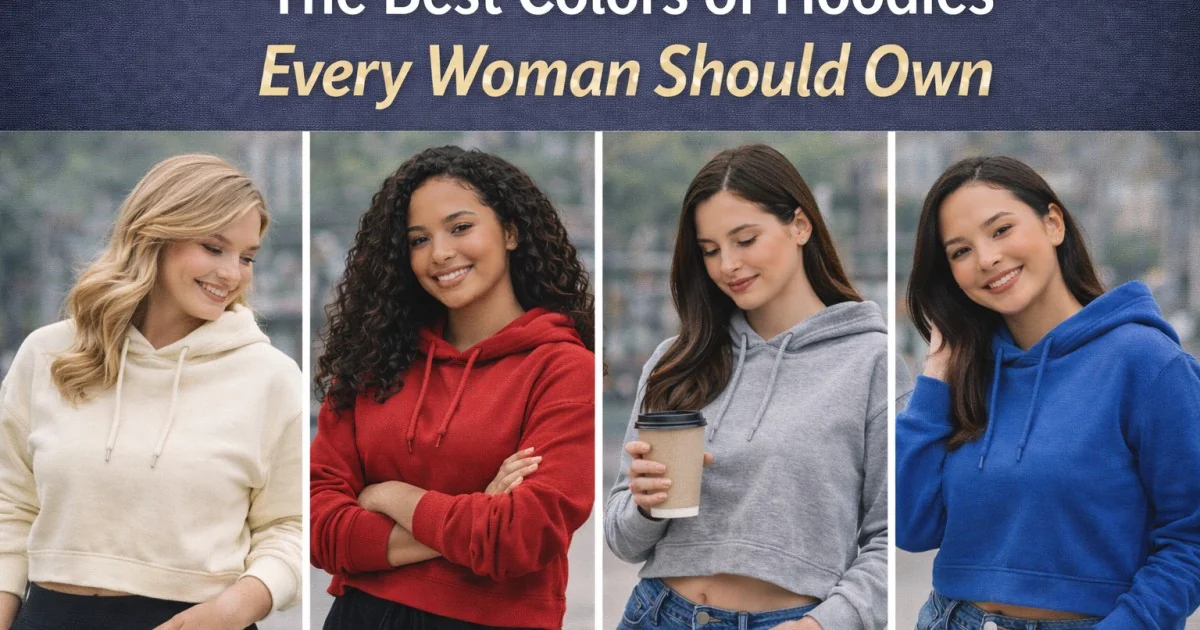the best colors of hoodies every woman should own
