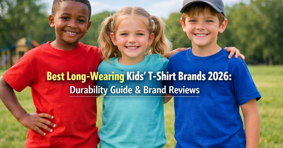 the guide to long-wearing t-shirt brands for children