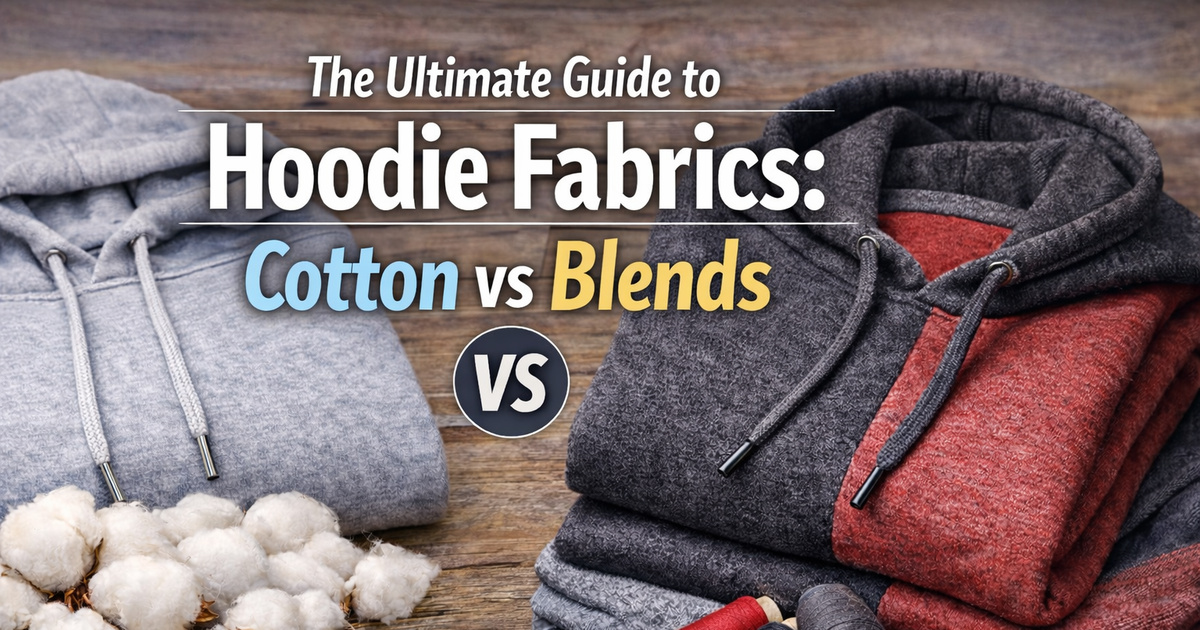 The Ultimate Guide to Hoodie Fabrics: Cotton vs Blends